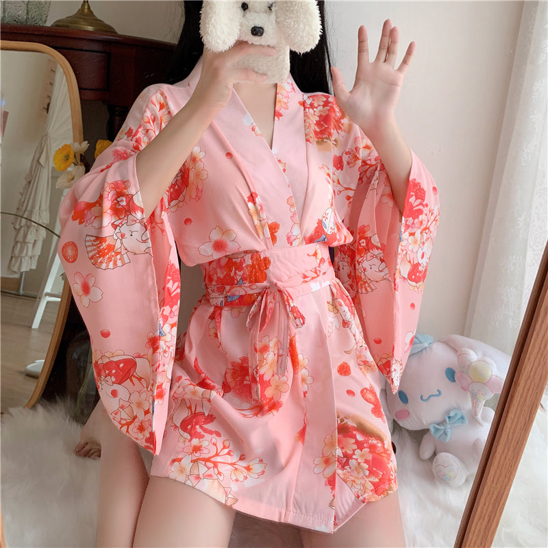 Japanese Cherry Blossom Kimono UB98309 – Uoobox