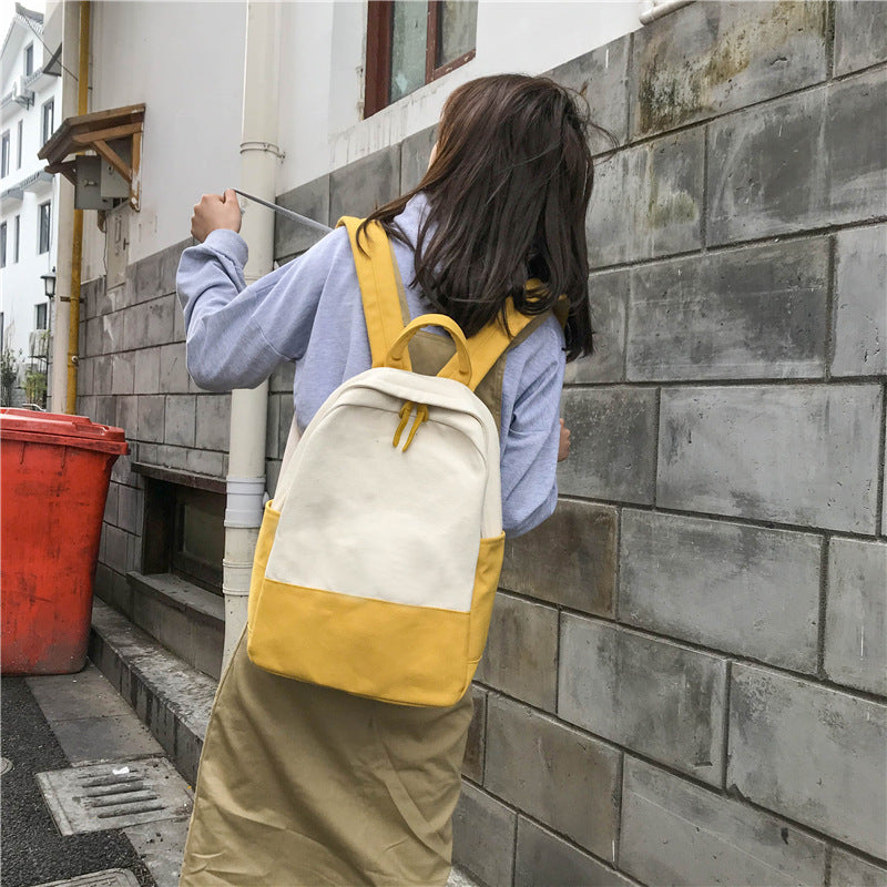 CUTE PASTEL CANVAS BACKPACK K081103 – Uoobox