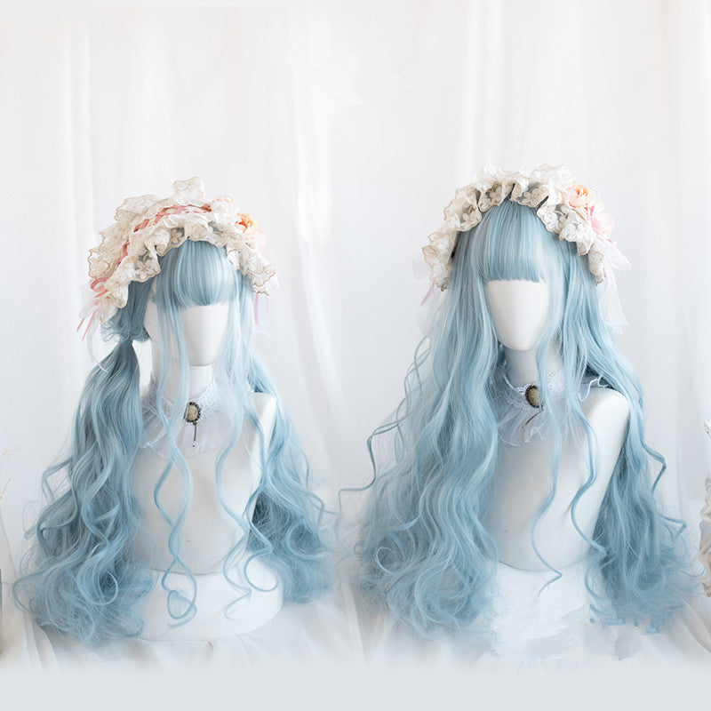 Blue Wavy Summer Doll Hair's Code & Price - RblxTrade