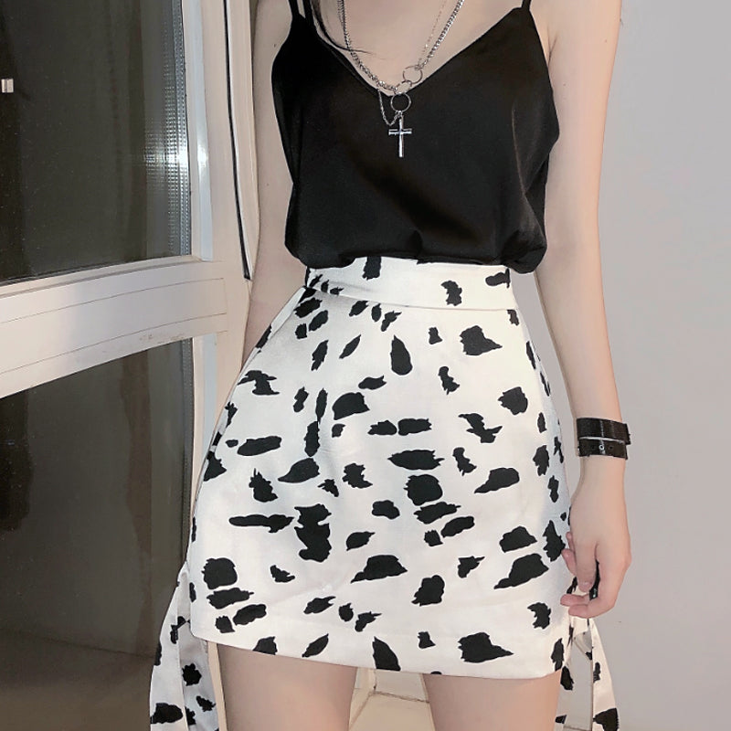 White cow clearance skirt