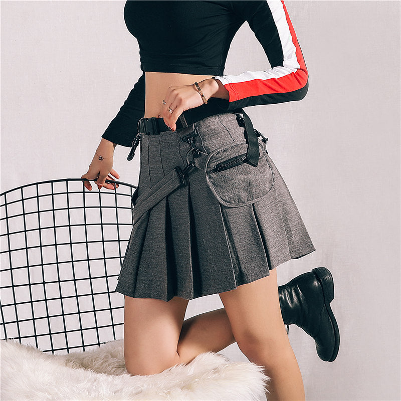 kimiperi] “RETRO POCKET” PLEATED SKIRT K022601REVIEW – Uoobox