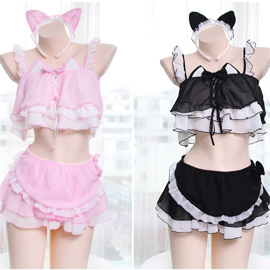 Chiffon Cat Girl Suit UB98283