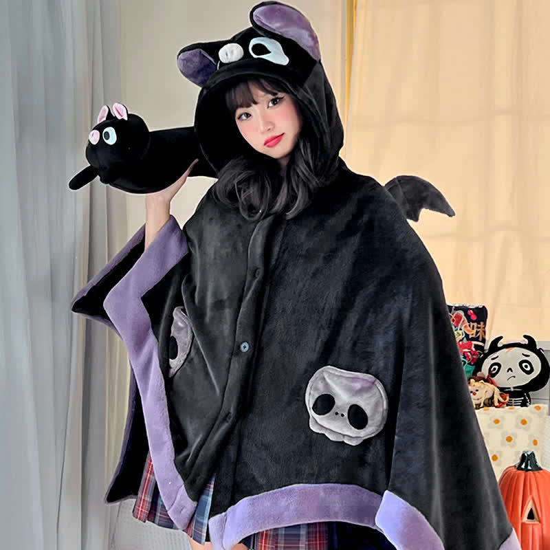 Bat Hooded Blanket  UB110