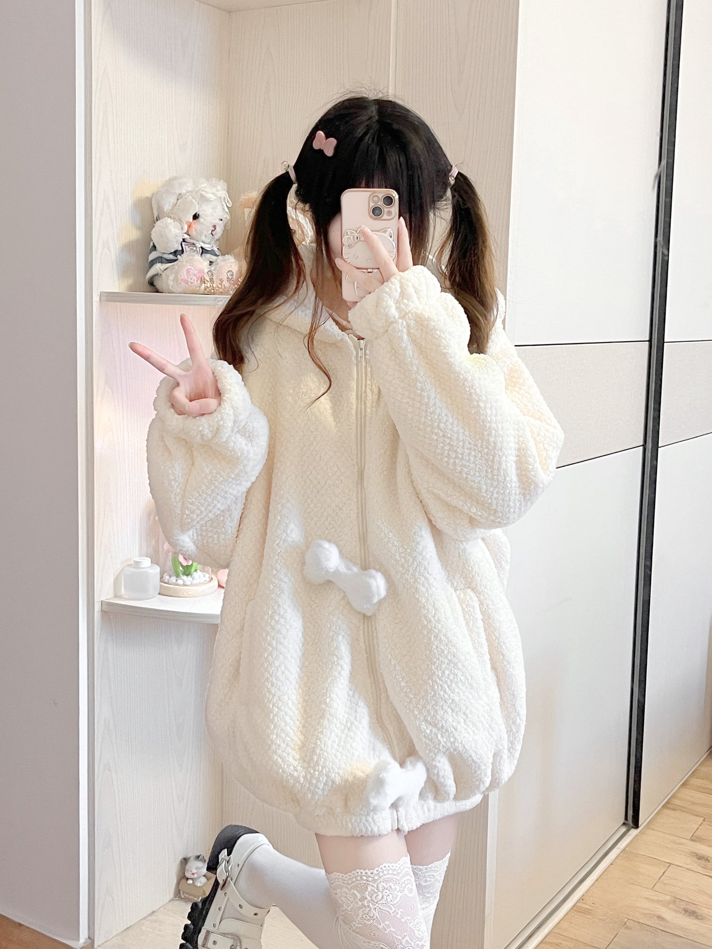 Cute Lolita Bunny Ears Coat UB99197