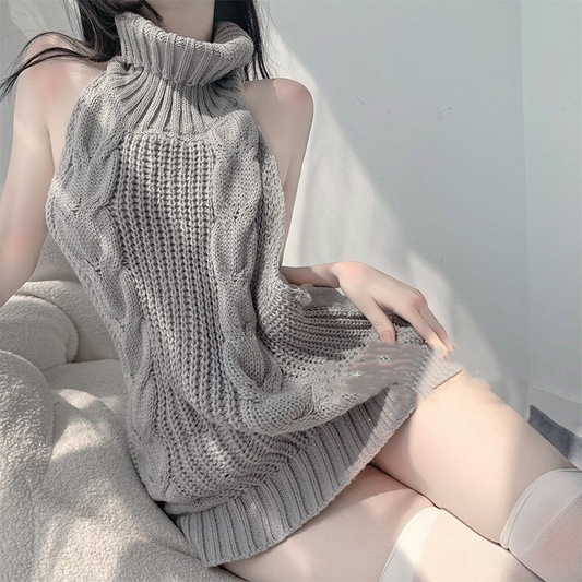 Knitted sweater dress UB112