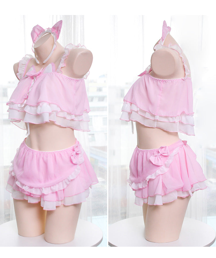 Chiffon Cat Girl Suit UB98283