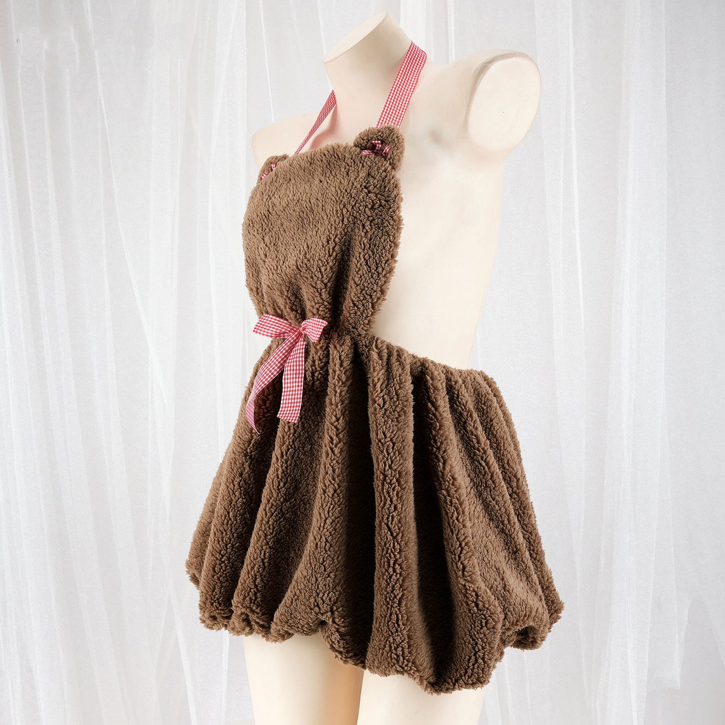 Brown plush bear dress  UB98698