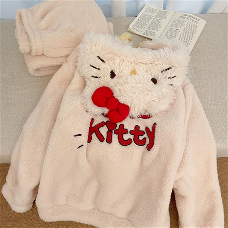 Cute Plush Pajama Set UB99415