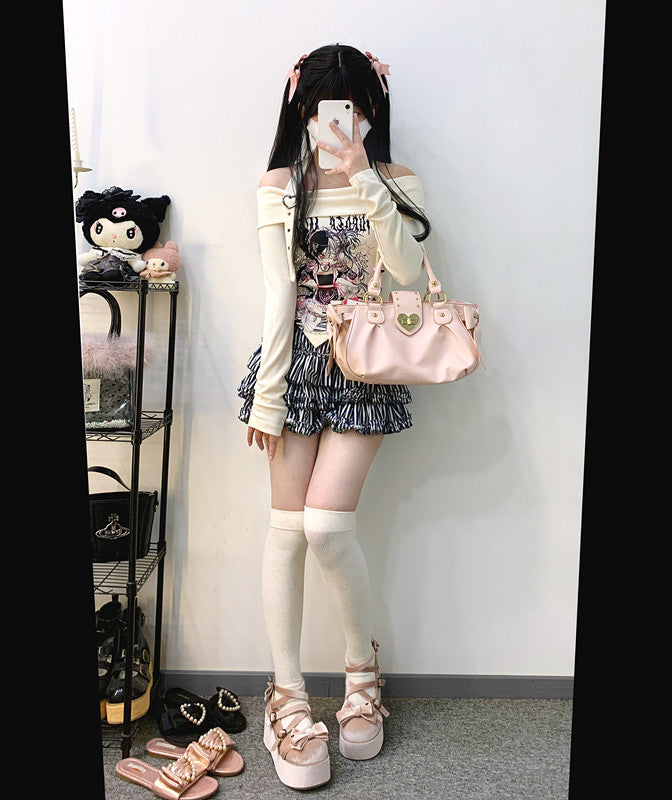 Anime Print Hoodie UB99231