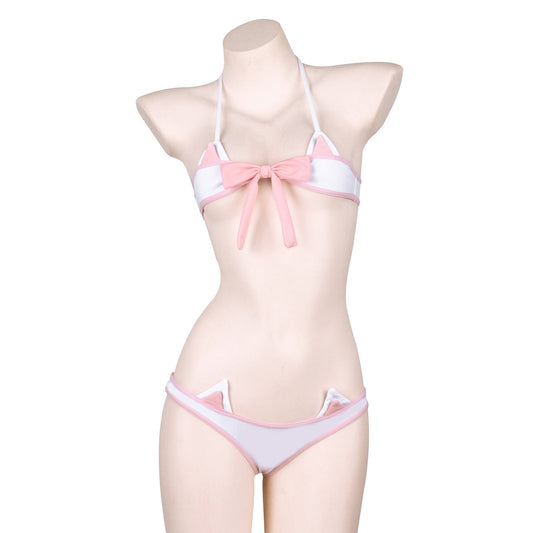 CAT BOW TIE BIKINI UB98278