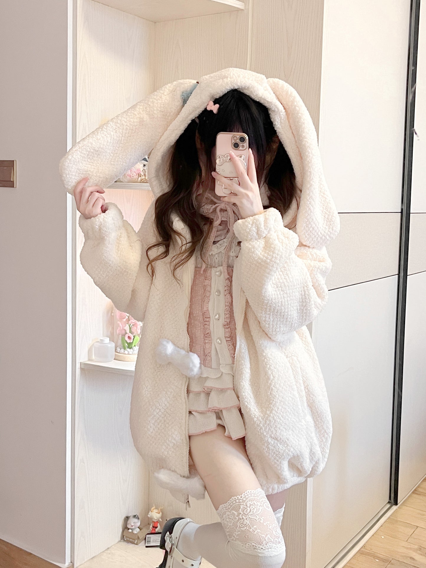 Cute Lolita Bunny Ears Coat UB99197