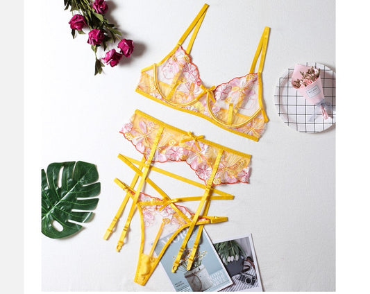 Yellow Lingerie Set UB98496