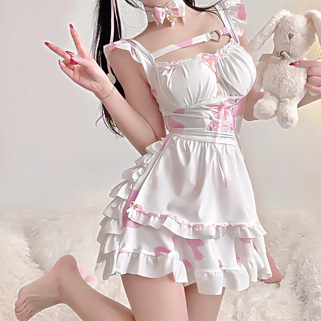 Cute Cow Maid Dress UB98266 – Uoobox