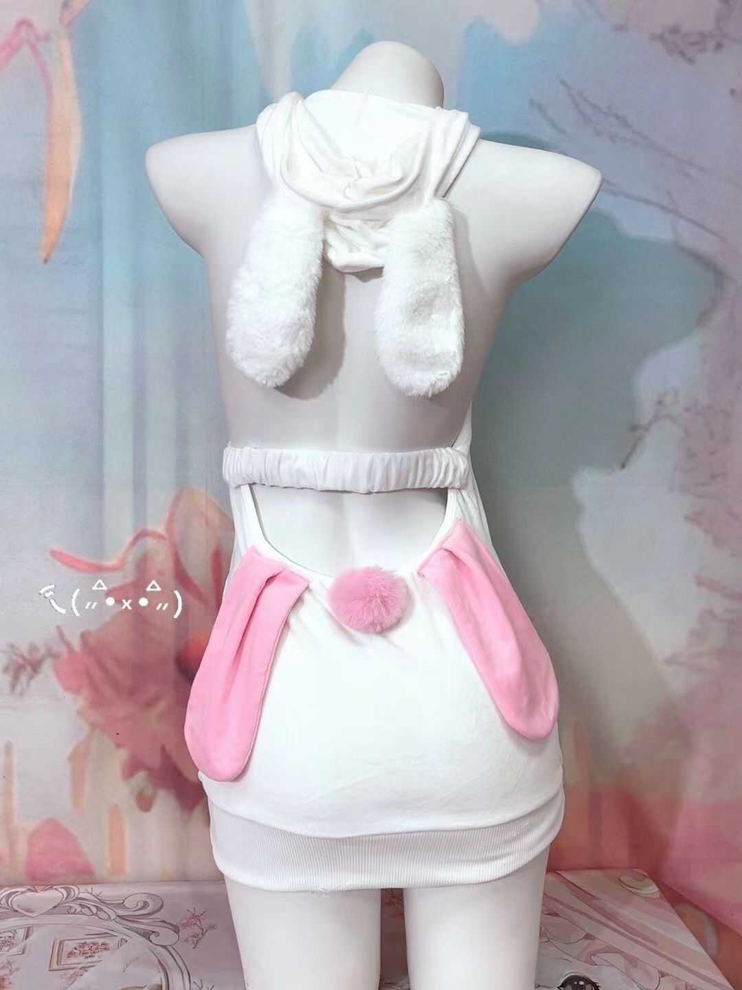 White Bunny Ears Dress UB99437