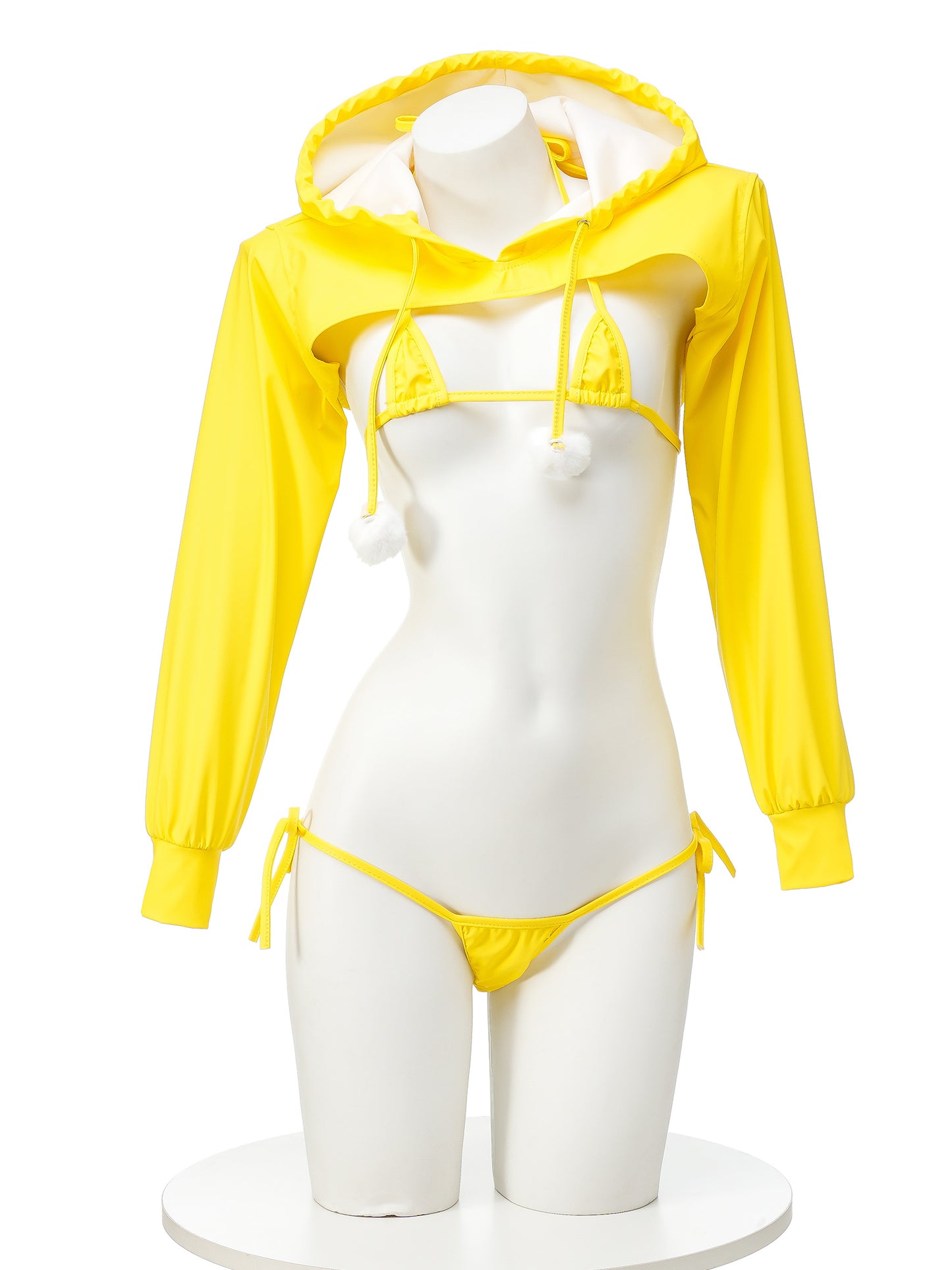 Yellow Leather Bikini UB99025