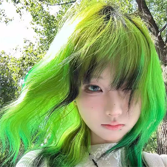 Lolita Green Curly Wig UB99217