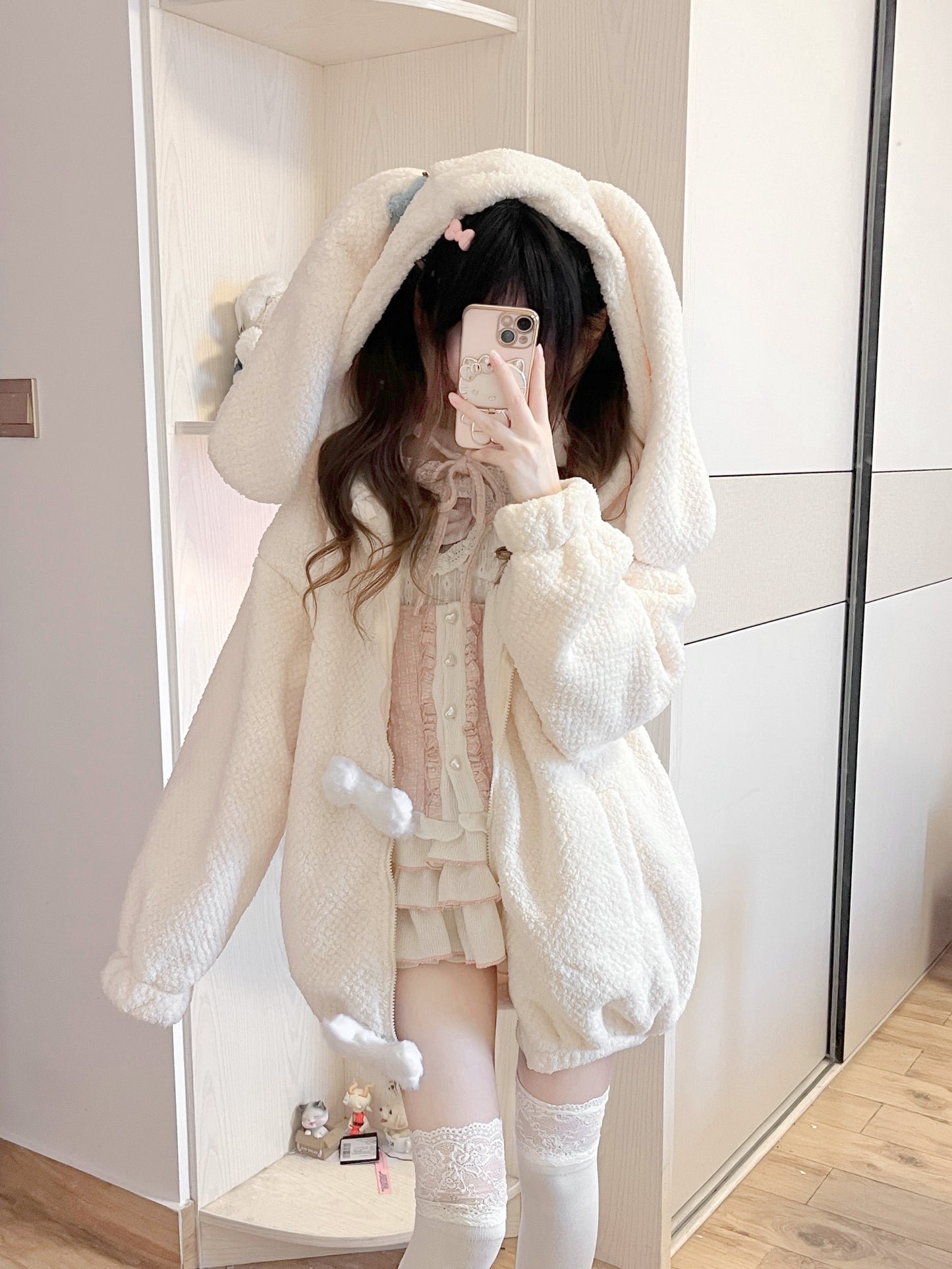 Cute Lolita Bunny Ears Coat UB99197