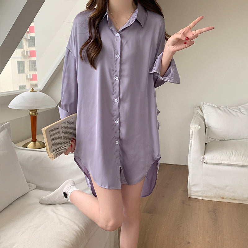 Purple Shirt Nightgown UB98723