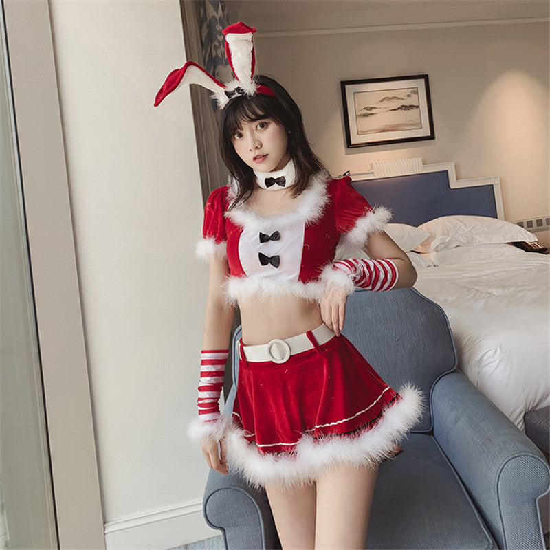 CHRISTMAS LINGERIE UNIFORM SET UB3432 – Uoobox