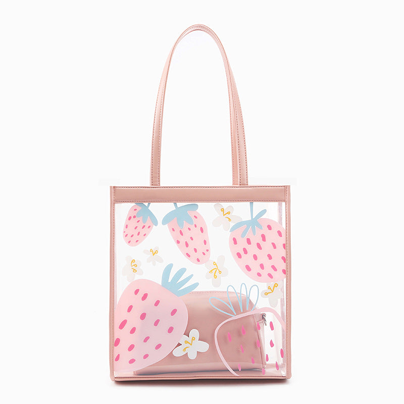 "SWEET FRUIT PRINT TRANSPARENT" BAG UB2417