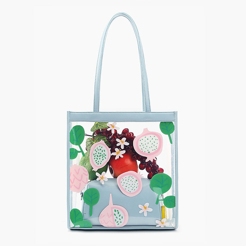 "SWEET FRUIT PRINT TRANSPARENT" BAG UB2417