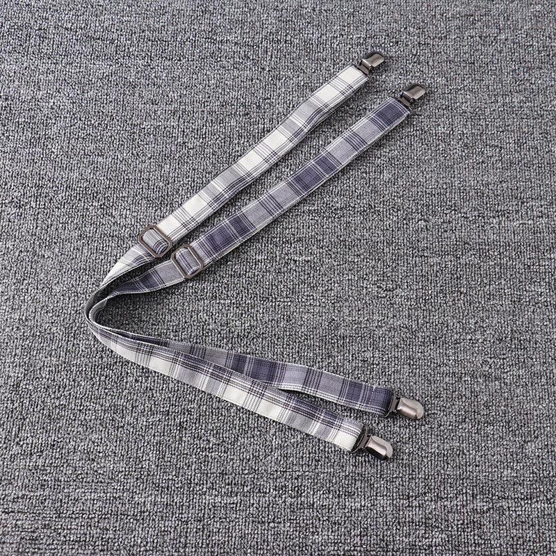 "JK PLAID" PLEATED SKIRT / TIE N073005