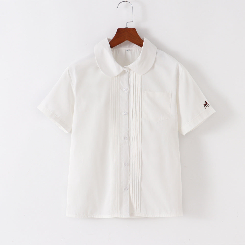 "JK FOREST FAWN EMBROIDERED" SHIRT N081403