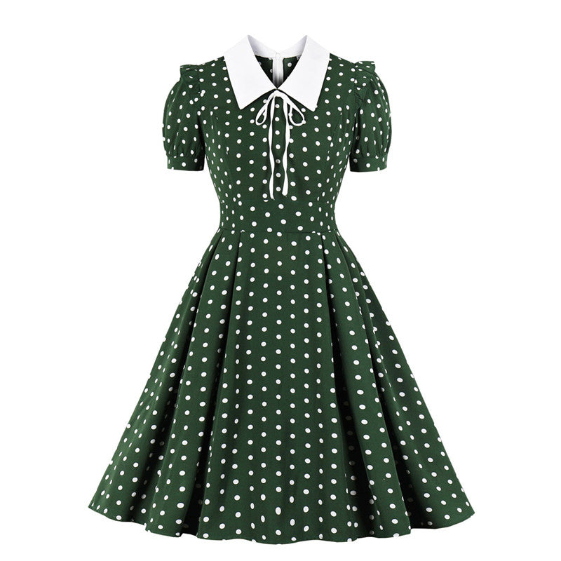 "POLKA DOT PRINT" DRESS H042302