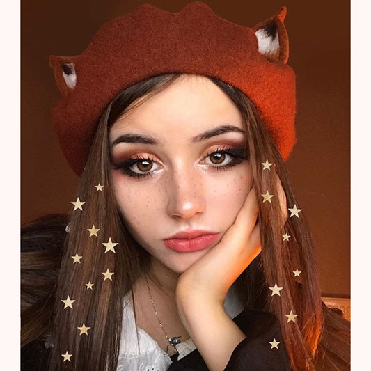 [@sonya_rudskaya] "FOX EAR" BERET K061405REVIEW