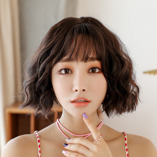 AIR BANGS NATURAL SHORT CURLY WIG UB2578