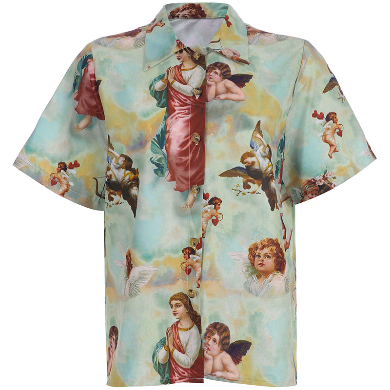 [@rudskayadaria] "RETRO ANGEL PRINT" SHIRT K043007REVIEW