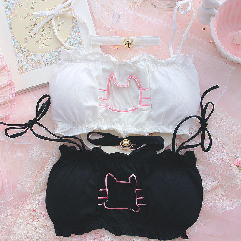 "LOLITA CUTE CAT" BRA SET N060122