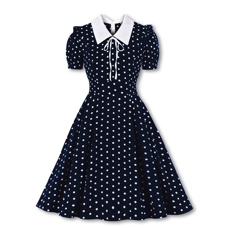 "POLKA DOT PRINT" DRESS H042302