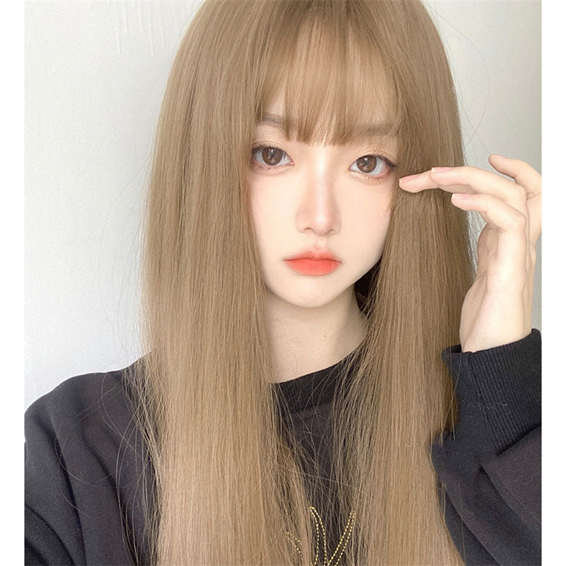 Sweet Blonde Long Straight Wig UB6146