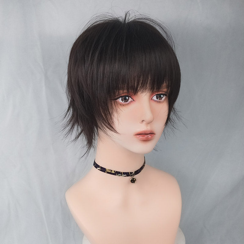 Men And Women With The Same Handsome Fashion Short Wig UB3509