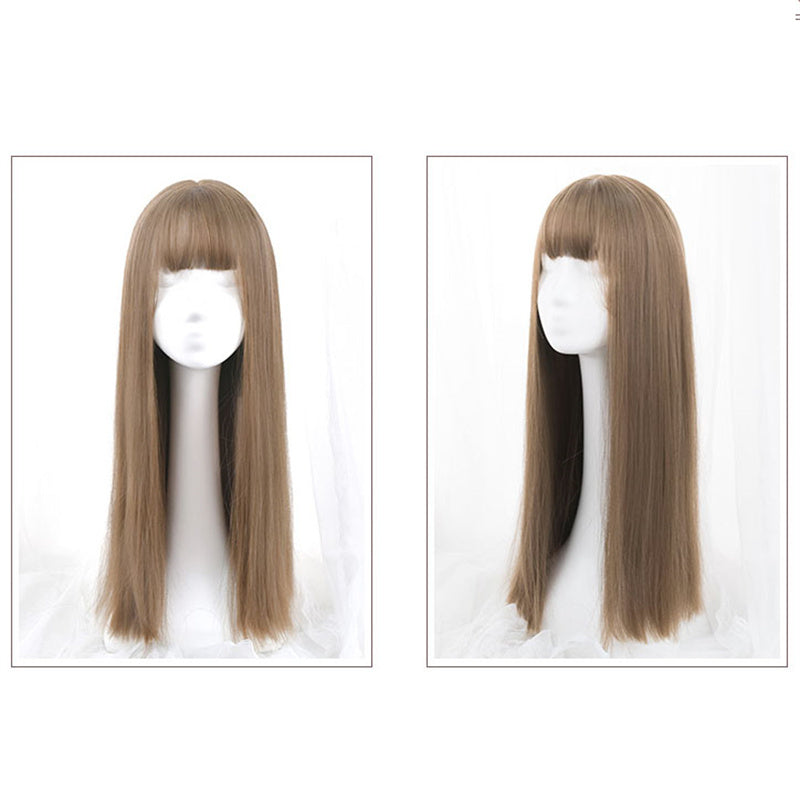 Sweet Blonde Long Straight Wig UB6146