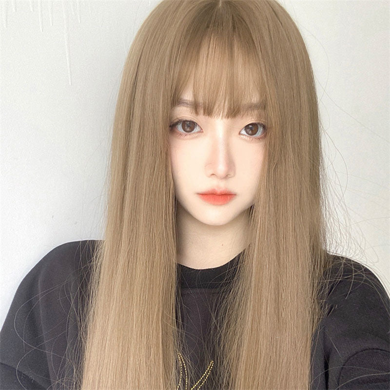 Sweet Blonde Long Straight Wig UB6146