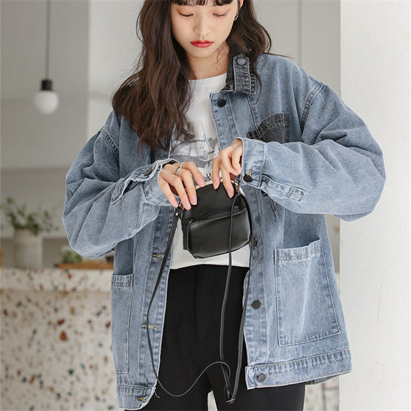 RETRO COLOR BLOCK DENIM JACKET UB3131