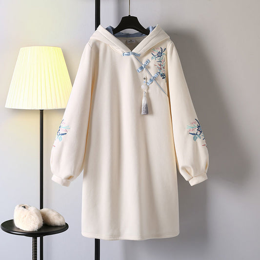 CHINESE STYLE HANFU MID LENGTH HOODIE UB3288