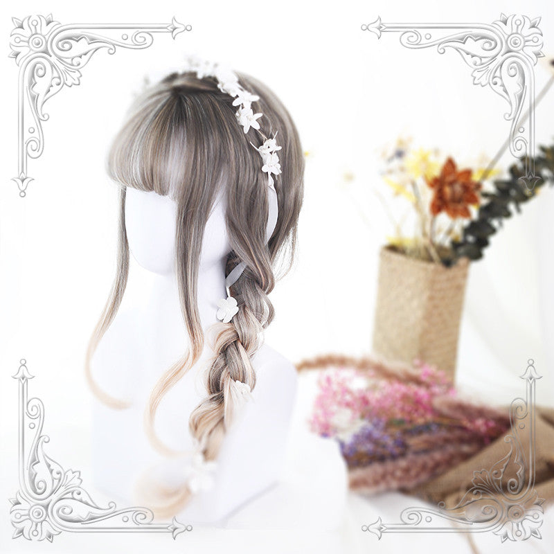 "LOLITA GRADIENT GREY GOLD" WIG Y022902