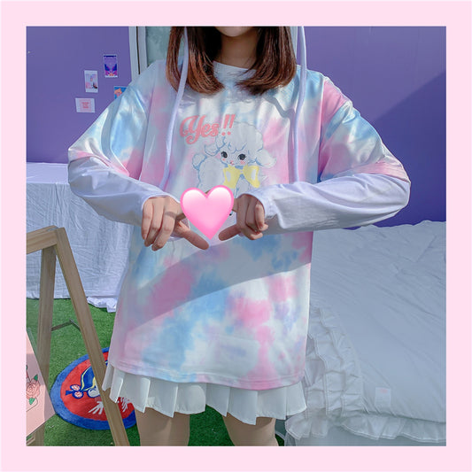 "GENTLE LAMB GRADIENT" TEE Y031605