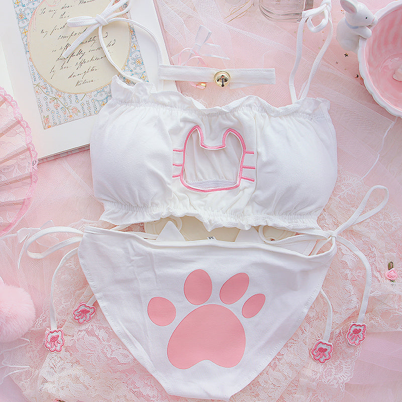 "LOLITA CUTE CAT" BRA SET N060122