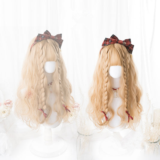 "GOLDEN HARAJUKU CURLY" LONG WIG D041501