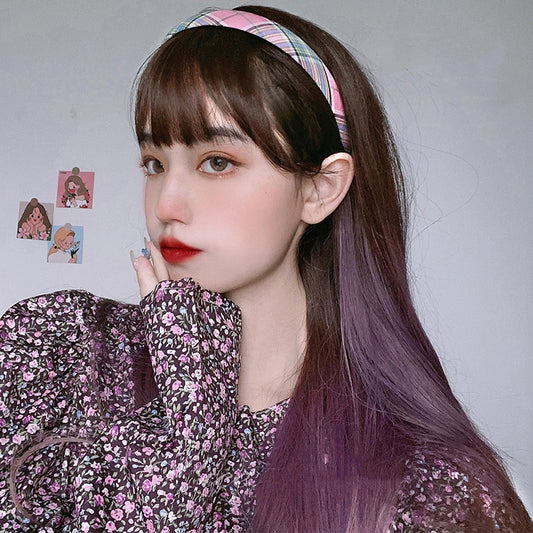 "GRADIENT PURPLE LONG STRAIGHT HAIR" WIG H081802