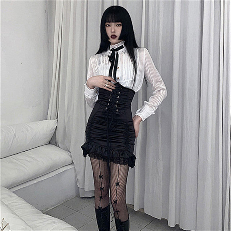 Sexy Super High Waist Skirt Suit ER5760