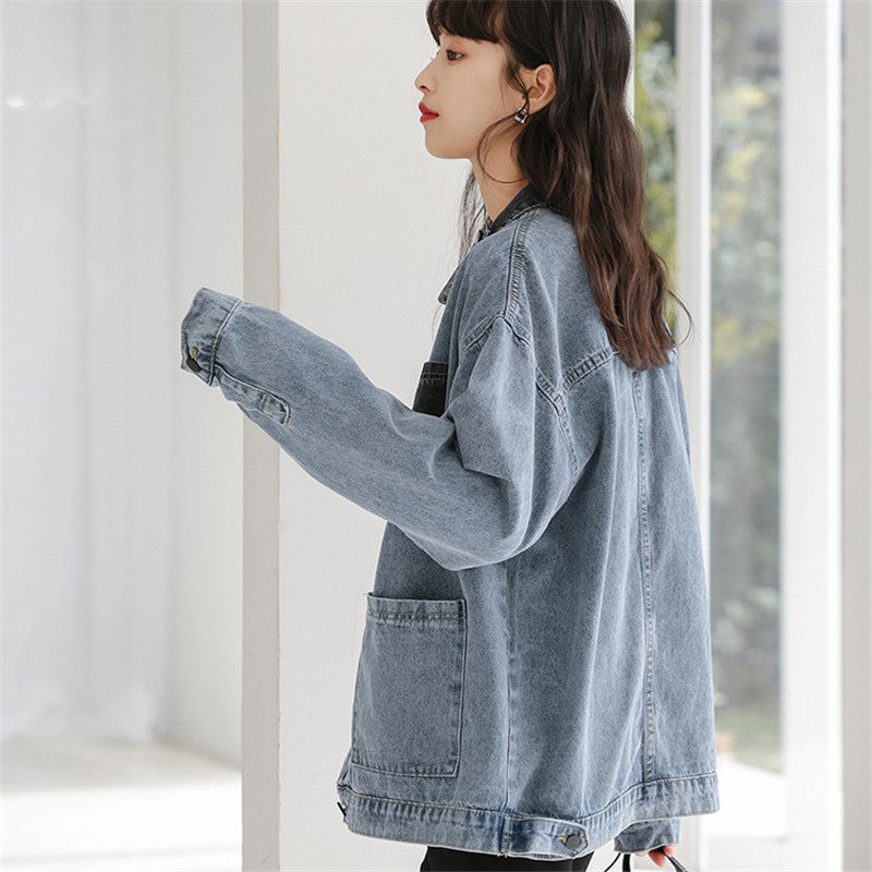 RETRO COLOR BLOCK DENIM JACKET UB3131