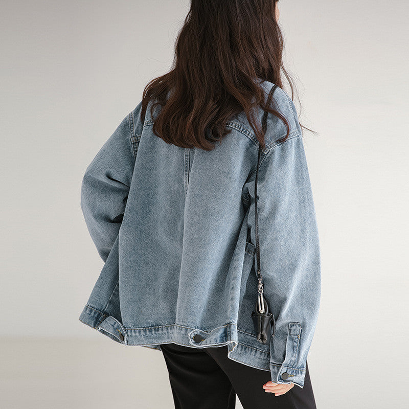 RETRO COLOR BLOCK DENIM JACKET UB3131