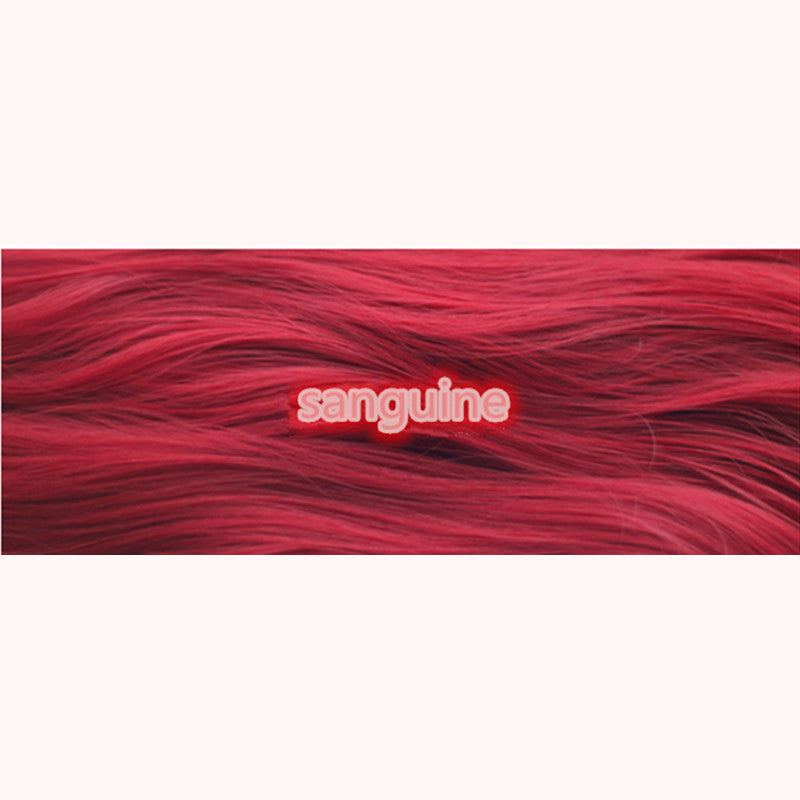 "ROSE RED LONG CURLY" WIG D050520