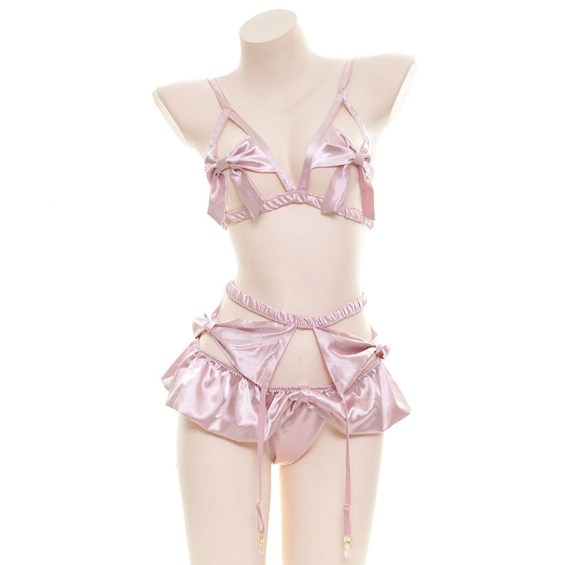 Pink Bow-knot Lingerie Set EV4086