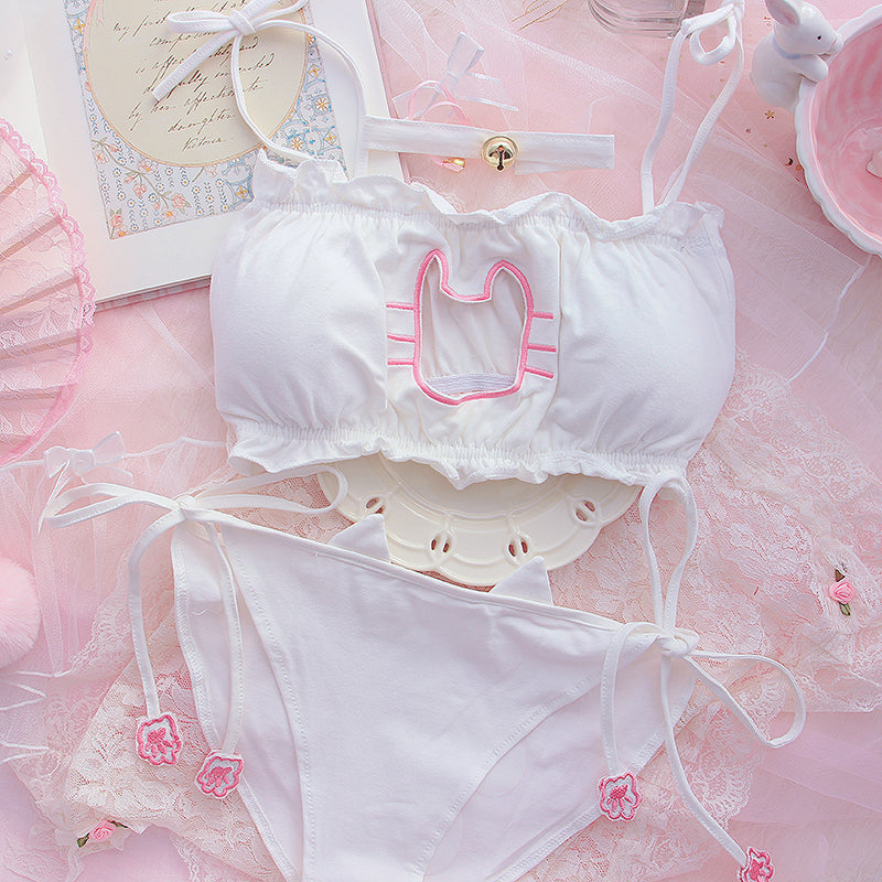 "LOLITA CUTE CAT" BRA SET N060122